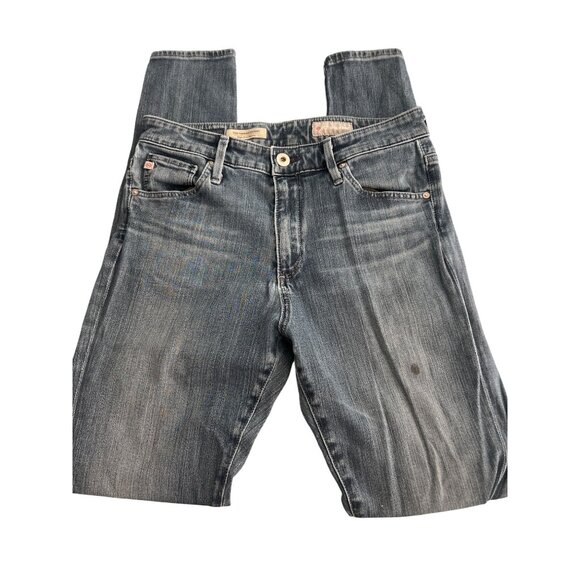 AG Adriano Goldschmied Farrah Skinny Jeans High Rise Contour 360 Size 27R READ - Picture 1 of 7